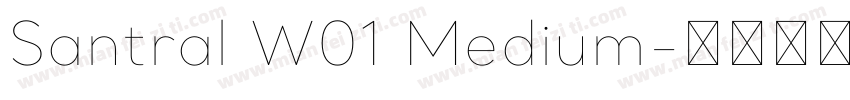 Santral W01 Medium字体转换